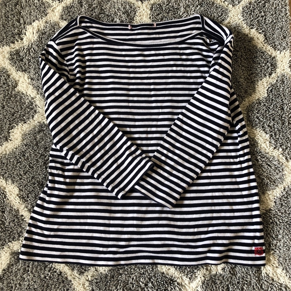 3/$15 Anne Klien striped shirt